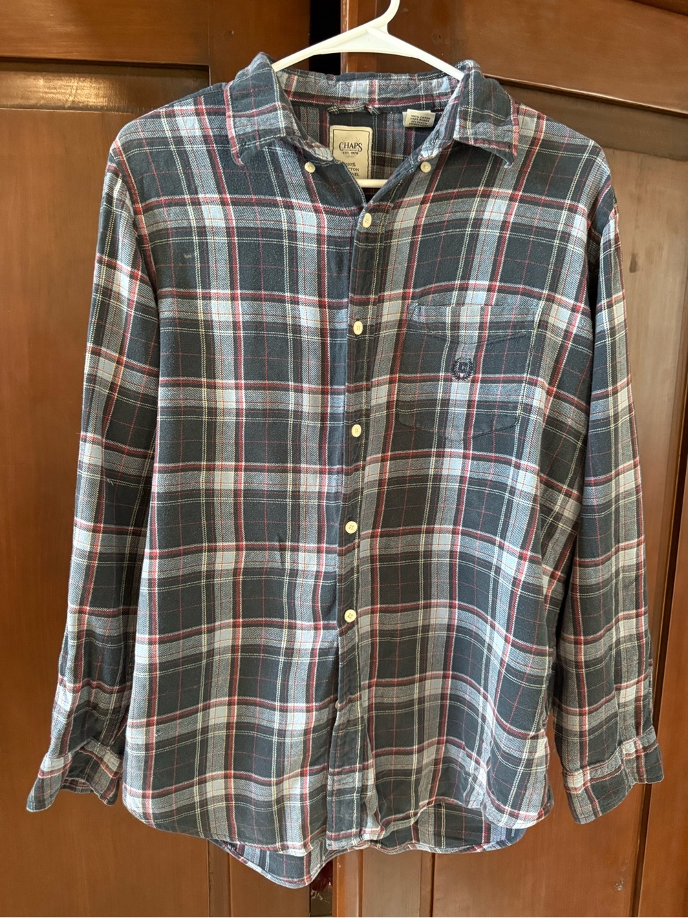Chaps Men’s Plaid Button-Down Shirt